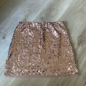 Pink glitter Lauren Conrad skirt